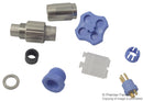 TE CONNECTIVITY T01-0550-P05 Circular Connector, TRIAD 01 Series, Cable Mount Plug, 5 Contacts, Solder Pin, Brass Body