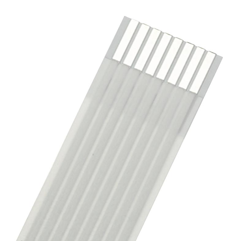 Molex 15267-0251 FFC / FPC Cable 10 Core 1 mm Same Sided Contacts 4 " 102 White