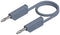 Hirschmann Test and Measurement 934061106 Lead 4mm Stackable Banana Plug 60 VDC 32 A Grey 500 mm