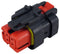 AMP - TE Connectivity 776487-1 Connector Housing Ampseal Series Plug 12 Ways 4.5 mm Socket Contacts