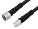 L-COM LCCA30305-FT6 RF / Coaxial Cable Assembly N-Type Plug to TNC LMR-400 50 ohm 6 ft 1.83 m Black New