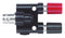 Pomona 1452 Adaptor Binding POST-BNC Rcpt BLK/RED