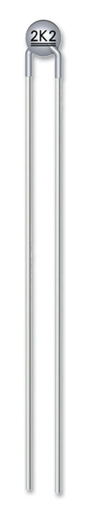 EPCOS B57891M0152J000 Thermistor, NTC, 1.5 kohm, B57891M Series, 3560 K, Through Hole, Radial Leaded