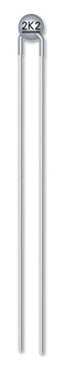 EPCOS B57891M0152J000 Thermistor, NTC, 1.5 kohm, B57891M Series, 3560 K, Through Hole, Radial Leaded