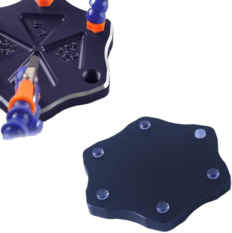 Duratool D03419 Tool Helping Hand Six Adjustable Arm &amp; Clip 360 deg