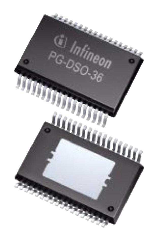 Infineon TLE7368EXUMA3 Power Management IC 45V Supply 3 LDO Regulators Regulated Outputs SOIC-36