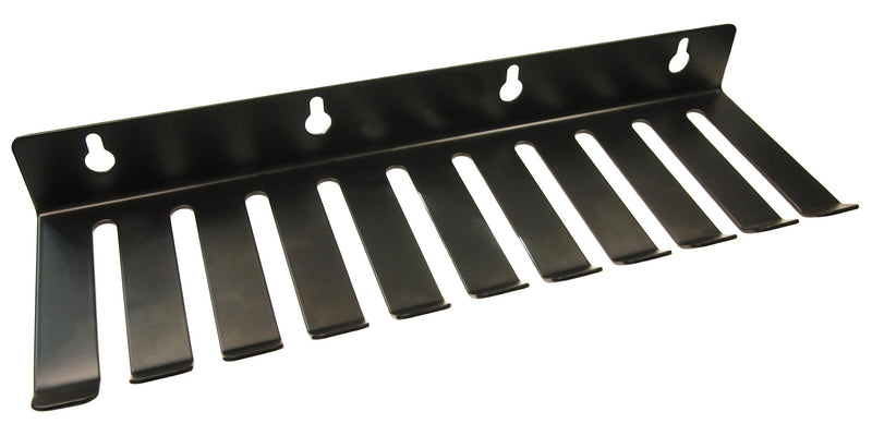 Multicomp PRO MP005221 MP005221 Test Accessory 10 Slots Steel Black Wall Mounted Lead Rack Cabinet Racks