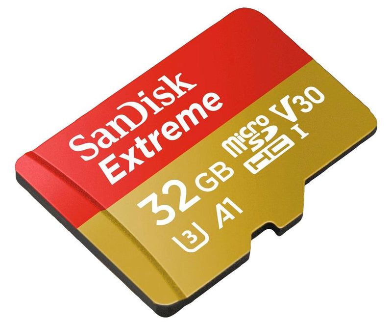 Sandisk SDSQXAF-032G-GN6MA SDSQXAF-032G-GN6MA Extreme Microsdhc Class 10 U3 V30 Memory Card 32GB 90MB/s 60MB/s