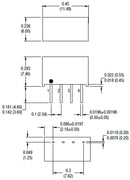 Murata Power Solutions NKE1212SC NKE1212SC Isolated Through Hole DC/DC Converter Miniature ITE 1:1 1 W Output 12 V 83 mA