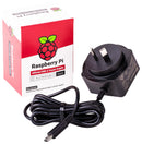 RASPBERRY-PI SC0219 Raspberry Pi Accessory 4 Model B Official PSU USB-C 5.1V 3A AU Plug Black