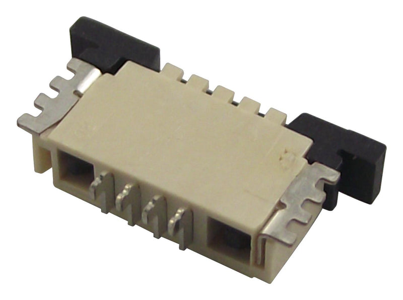 AMP - TE Connectivity 84952-4 84952-4 FFC / FPC Board Connector 1 mm 4 Contacts Receptacle Surface Mount Bottom