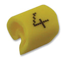 Raychem - TE Connectivity 05811438 Wire Marker Push On Pre Printed / Black Yellow 3.2 mm