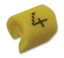 Raychem - TE Connectivity 05811410 Wire Marker Push On Pre Printed A Black Yellow 3.2 mm