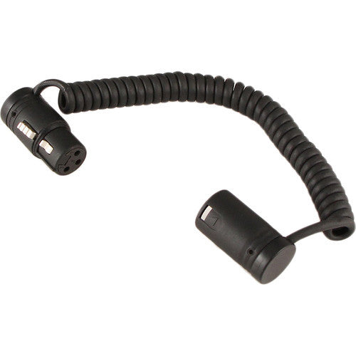 Cable Techniques XLR 3-Pin Female to XLR 3-Pin Male Low-Profile Premium Coiled Jumper Cable (6" to 24")