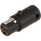Cable Techniques LPS Low-Profile TA4F "Mini XLR" 4-Pin Female Connector (Black Caps)
