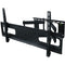 CableTronix Double Arm Cantilever LCD/PDP Wall Bracket Mount (Up to 132lb, Black)