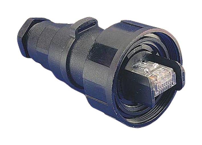 BULGIN PX0834/A CONNECTOR, RJ45, PLUG, 8 POSITION, CABLE