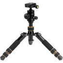 CAME-TV Q166A Mini Aluminum Tripod with Ball Head