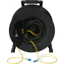 Camplex 2-Channel Fiber Optic Tactical Cable Reel with LC Connectors (500')