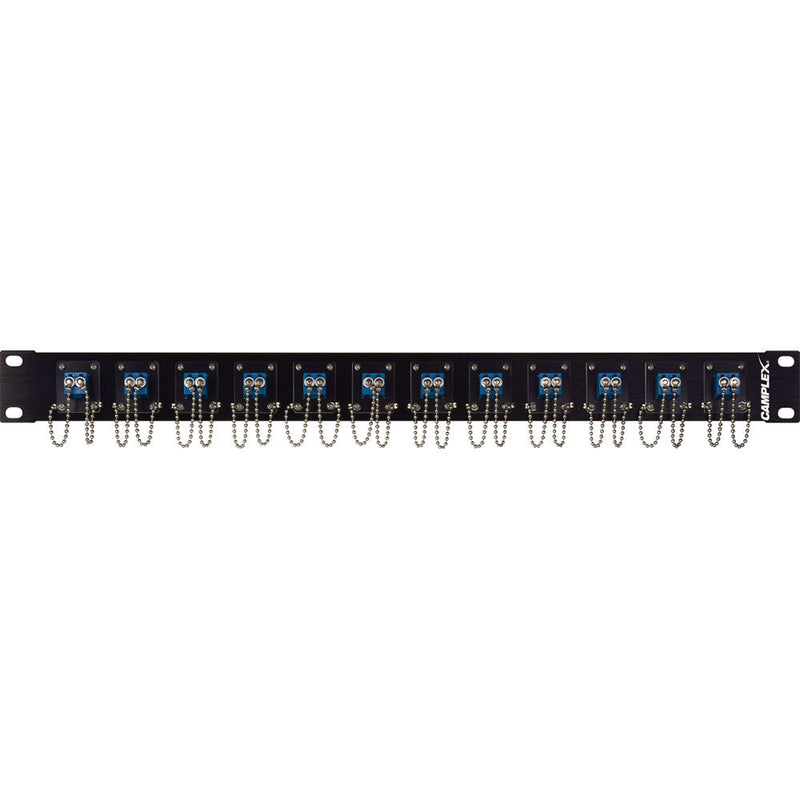 Camplex 12-Port LC Duplex Singlemode Feed-Thru Panel