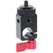 CAMVATE 15mm Single Rod Clamp with 1/4"-20 Screw Mount Adapter (Red Lever)