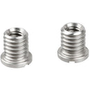 CAMVATE 1/4"-20 Female to 3/8"-16 Male Screw Adapter for Tripod (2-Pack)