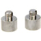 CAMVATE 3/8"-16 Male to 5/8"-27 Female Thread Adapter for Microphone Mounts & Stands (Nickel Brass, 2-Pack)
