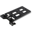 CAMVATE Multi-Purpose Mounting Cheese Plate with Railblock (Black Levers)