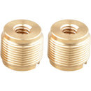 CAMVATE 1/4"-20 Female to 5/8"-27 Male Mic Adapter (2-Pack)