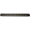 Canare 161U-BJRK 12G A/V BNC Stand-Off Panel with Receptacles (1 RU, 16 Receptacles)