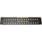 Canare 322U-BJRK 12G A/V BNC Stand-Off Panel with Receptacles (2 RU, 32 Receptacles)