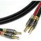 Canare 11 AWG 4S11 Speaker Cable with Banana To Banana Connectors (12')