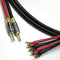 Canare 11 AWG 4S11 Bi-Wire Speaker Cable with Two Banana To Four Spade (35')