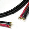 Canare 11 AWG 4S11 Speaker Cable with 2 Spade To 2 Spade Connectors (25')