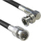 Canare Male to Right Angle Male HD-SDI Video Cable (Black, 6")