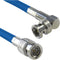 Canare Male to Right Angle Male HD-SDI Video Cable (Blue, 1')