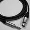 Canare Starquad XLRF-TRSM Cable (Black, 1')