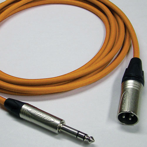 Canare Starquad XLRM-TRSM Cable (Orange, 50')