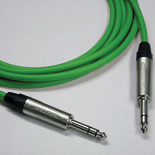 Canare Starquad TRSM-TRSM Cable (Green, 2')