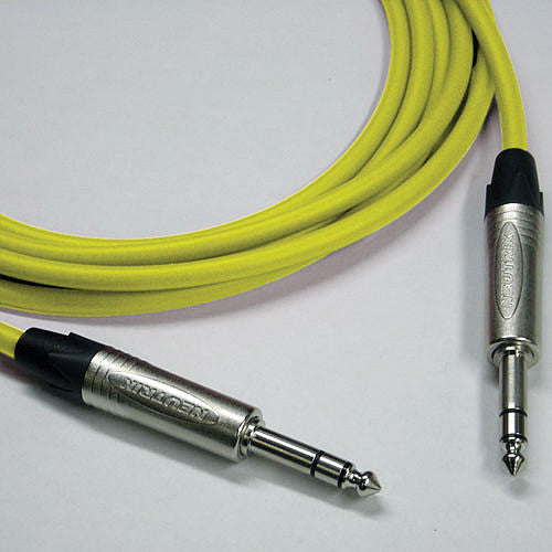 Canare Starquad TRSM-TRSM Cable (Yellow, 2')