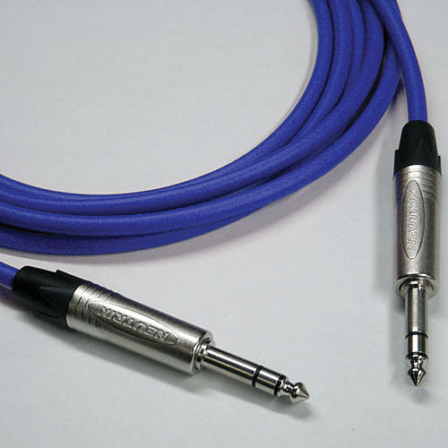 Canare Starquad TRSM-TRSM Cable (Blue, 3')