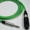 Canare Starquad Unisex XLR-TRSM Cable (Green, 3')