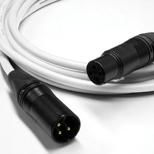 Canare L-4E6S Star Quad XLRM to XLRF Microphone Cable - 6' (White)