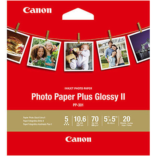 Canon Photo Paper Plus Glossy II (5 x 5")