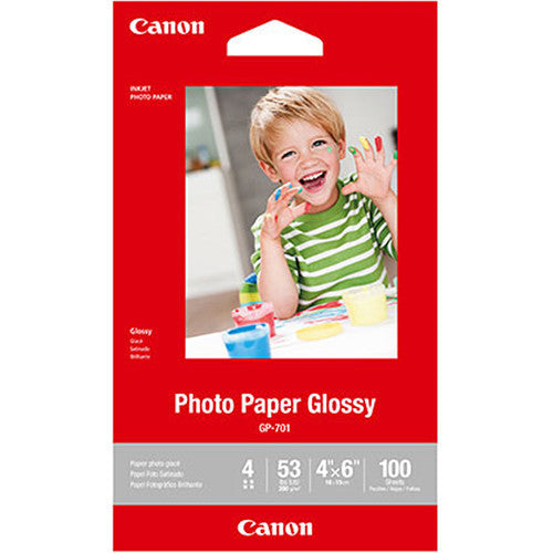 Canon GP-701 Photo Paper Glossy (4 x 6", 100 Sheets)