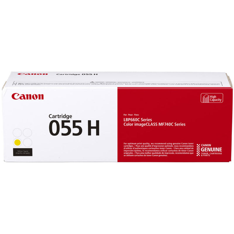 Canon 055 High-Capacity Yellow Toner Cartridge