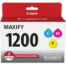 Canon PGI-1200 CMY Ink Cartridge Pack
