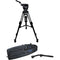 Cartoni Focus 22 Fluid Head with H604 Tripod Legs, Mid-Spreader and 2nd Pan Bar (100mm)