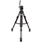 Cartoni Focus 18, 2-Stage Aluminum 100mm Smart Stop Tripod, Smart Lock Mid-Level Spreader, Pan Bar Soft Ca