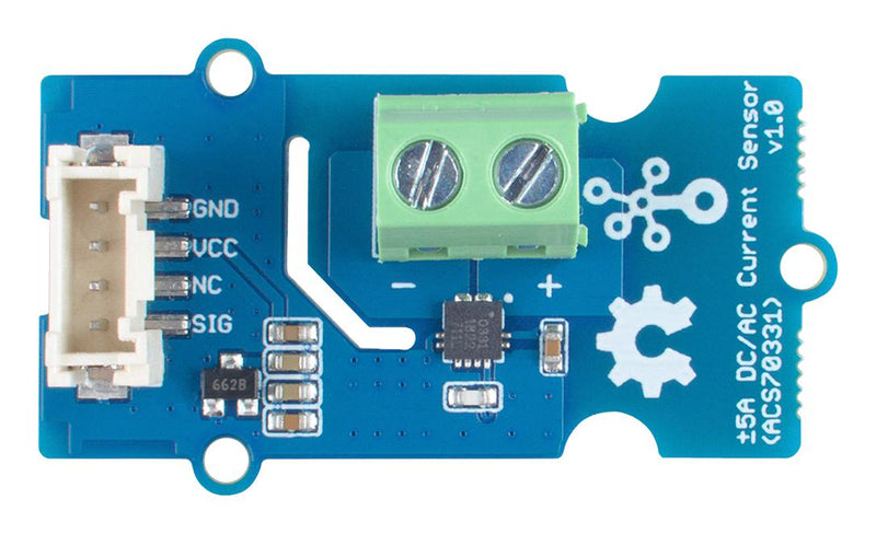 Seeed Studio 101020615 Current Sensor Board 3.3V / 5V &plusmn;5A DC/AC Arduino &amp; Raspberry Pi